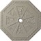 Ekena Millwork Spring Octagonal Ceiling Medallion (Canopies up to 3"), 29 1/8"OD x 2 1/4"ID x 1 1/8"P, Pearl White CM30SPPWS - alternate 1